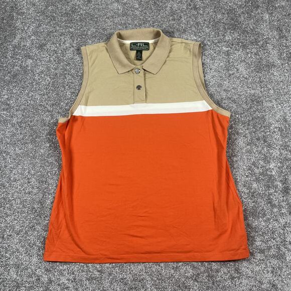 Lauren‎ Ralph Lauren Active Polo Womens Extra Large Colorblock Tennis Golf - Picture 2 of 10
